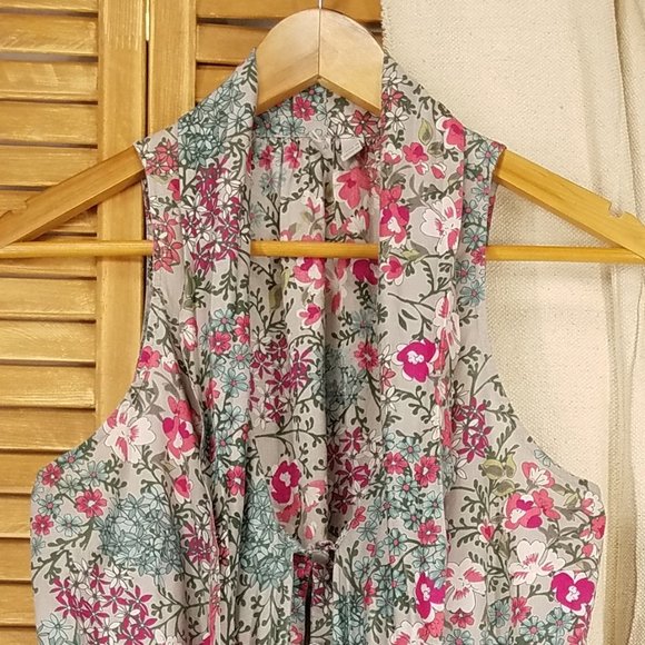 ⫷▴Vintage Floral Shabby chic Boho Top▴⫸ - Picture 2 of 13